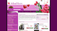 Desktop Screenshot of hollandflowersuae.com